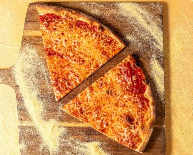 L - 7. 2 Cheese Slices & a Soda.